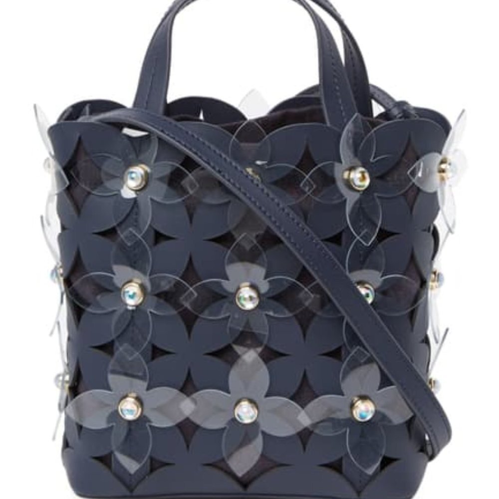 ZAC Zac Posen small floral bouquet north south bag - Picture 3 of 5